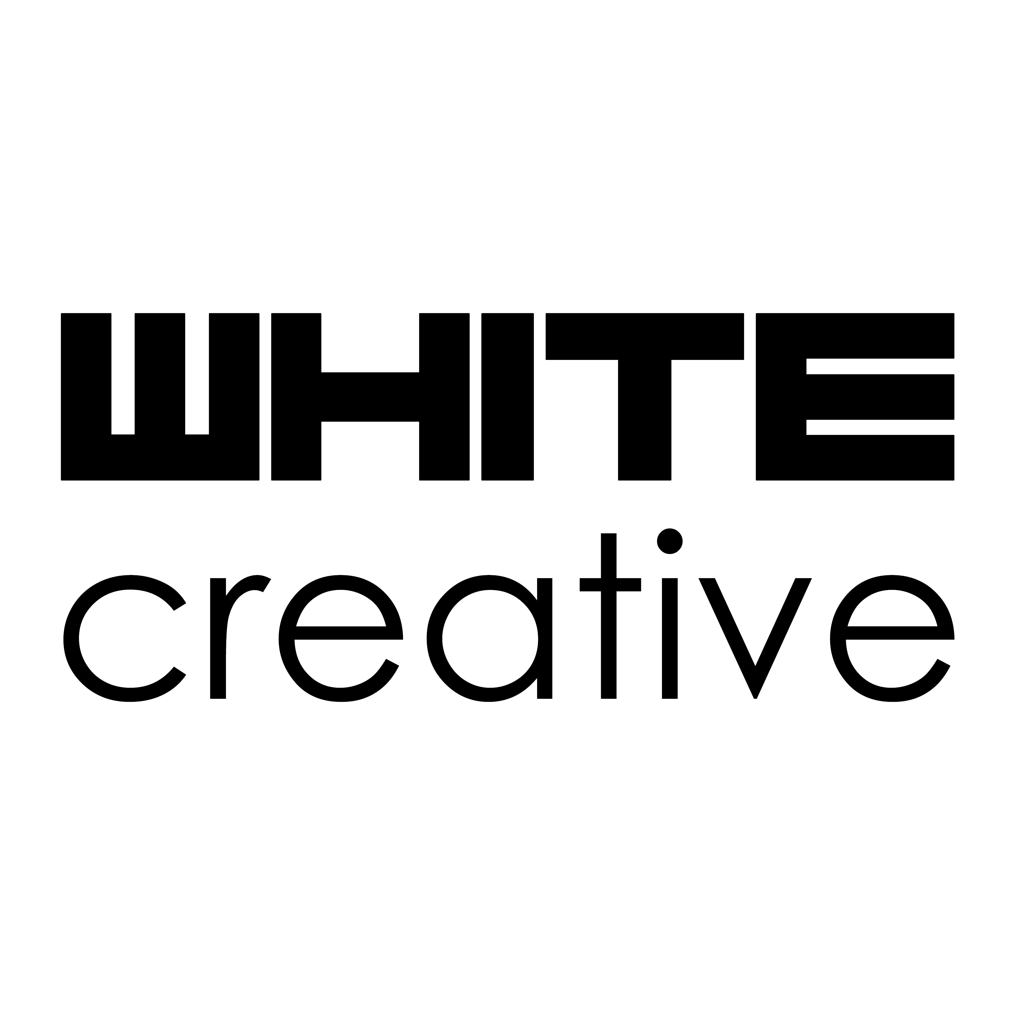 white creative